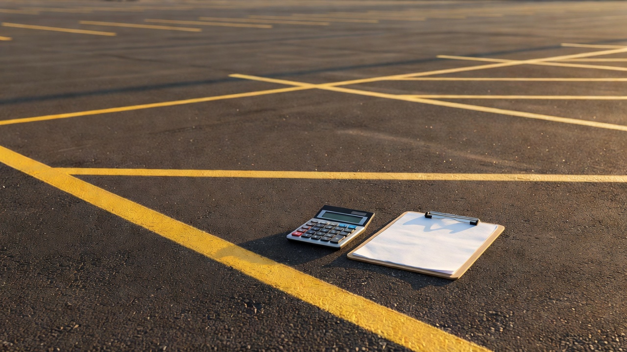 Parking lot striping cost guide